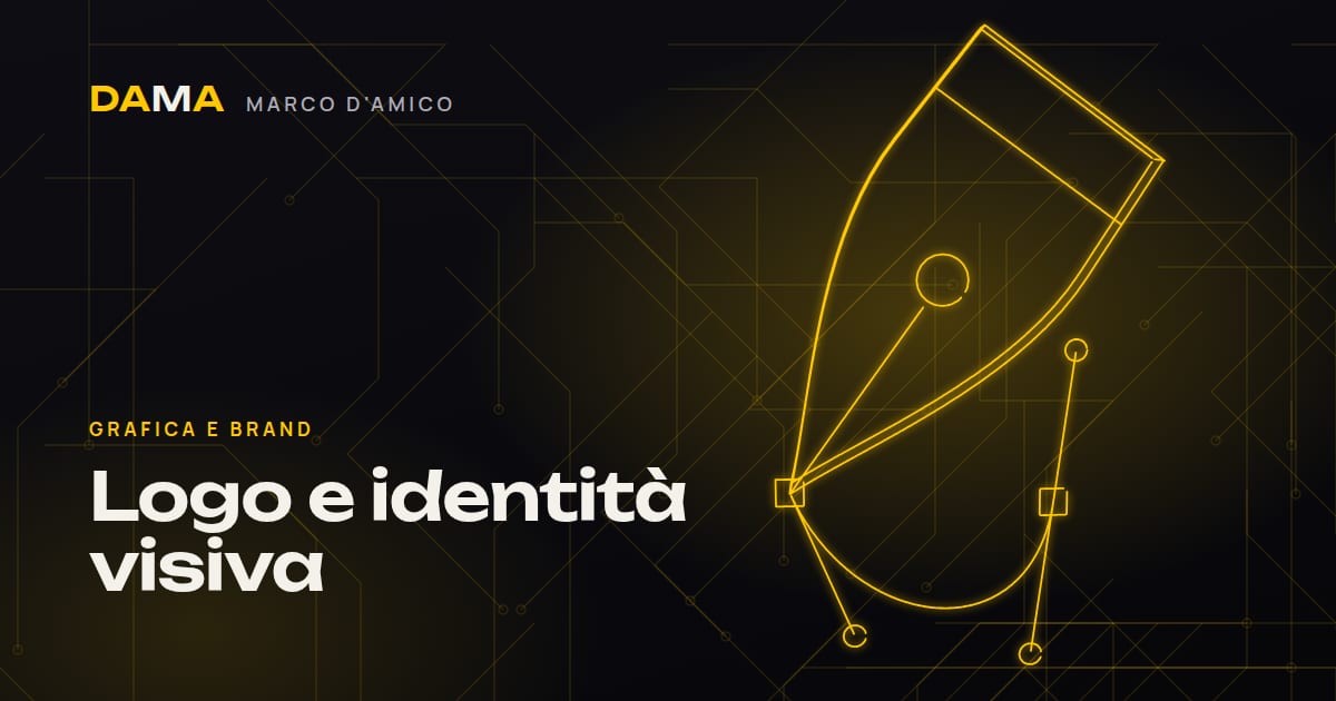 Logo e identità visiva di una piccola impresa: guida di Marco D'Amico, grafico e web designer a Cosenza