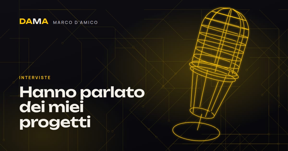 Interviste a Marco D'Amico su GoCalabria, TEN TV e Qui Cosenza